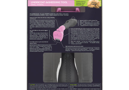 FURminator Small Animal Deshedding Tool – Ergonomic Handle with FURejector Button