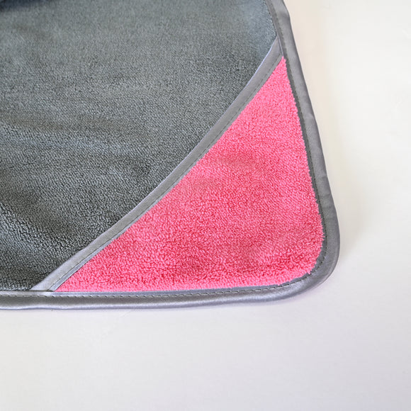 Show Tech Dry Dude Microfiber Bathrobe Towel – Quick-Drying, Candy Pink, Size S