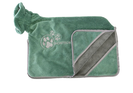 Show Tech Dry Dude Desert Sage Quick-Dry Microfiber Bathrobe Towel, Large, Green