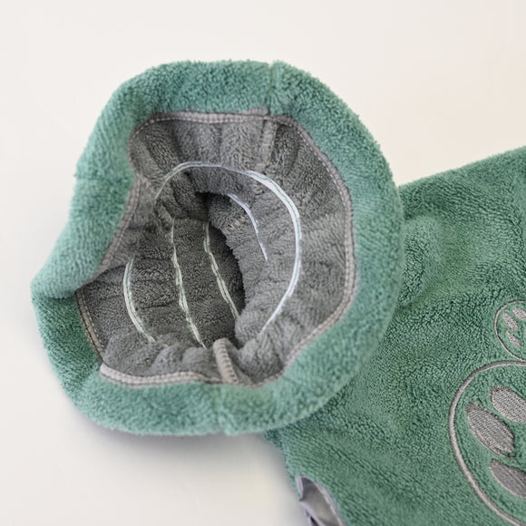 Show Tech Dry Dude Desert Sage Quick-Dry Microfiber Bathrobe Towel, Large, Green