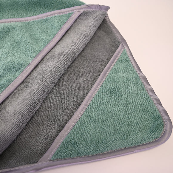 Show Tech Dry Dude Desert Sage Quick-Dry Microfiber Bathrobe Towel, Large, Green