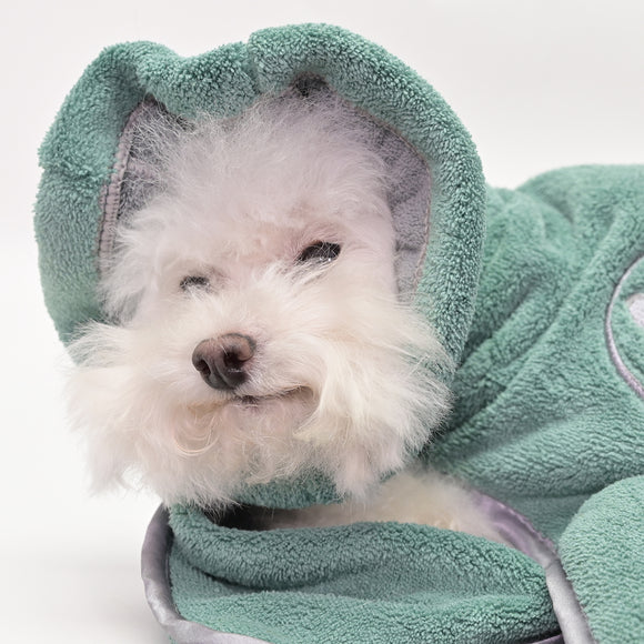 Show Tech Dry Dude Desert Sage Quick-Dry Microfiber Bathrobe Towel, Green, M/L Size