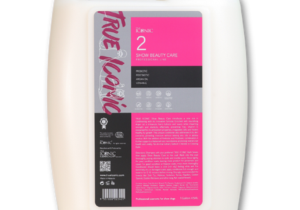 True Iconic Show Beauty Care Conditioner – Moisturizing Formula with Argan Oil & Vitamin E, 4546ml with Pump