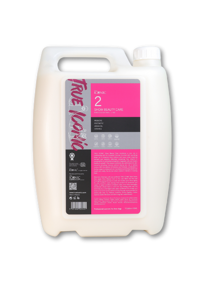 True Iconic Show Beauty Care Conditioner – Moisturizing Formula with Argan Oil & Vitamin E, 4546ml with Pump