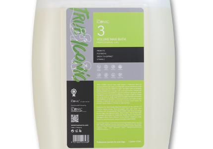 True Iconic Volume Maxi Bath – Volumizing and Texturizing Shampoo, 4546ml with Pump