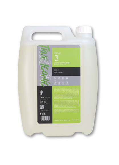 True Iconic Volume Maxi Bath – Volumizing and Texturizing Shampoo, 4546ml with Pump