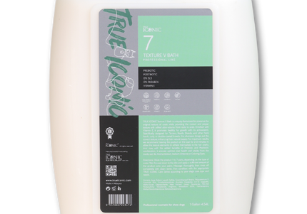 True Iconic Texture V Bath Shampoo – Thick Curly Coat Formula, 4546ml with Pump