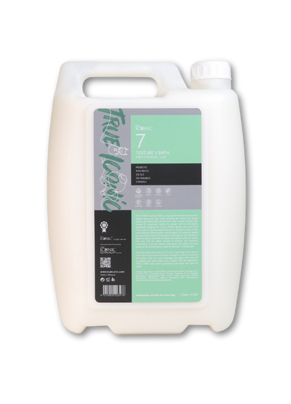 True Iconic Texture V Bath Shampoo – Thick Curly Coat Formula, 4546ml with Pump