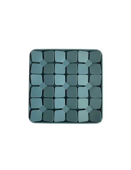 Record Sniff Mat – Square Interactive Sniffing Mat, Petrol Blue, Engaging Design