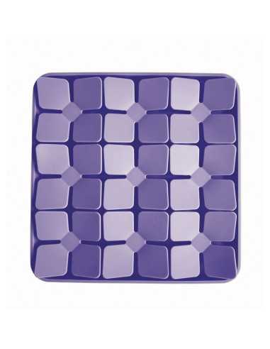 Record Sniff Mat – Square Interactive Lilac Mat with Soft Fleece, Engaging Activity Design