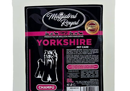Magistral Royal Classic Yorkshire Terrier Shampoo – Moisturizing Formula for Long, Fine Hair, 5L