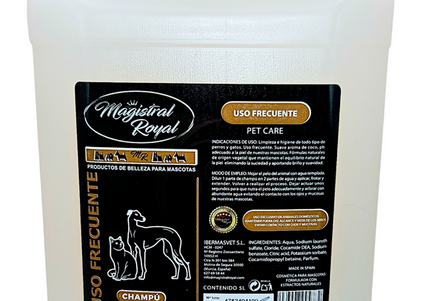 Magistral Royal Classic Shampoo – Gentle Cleansing Formula, 5L, Ideal for Regular Grooming