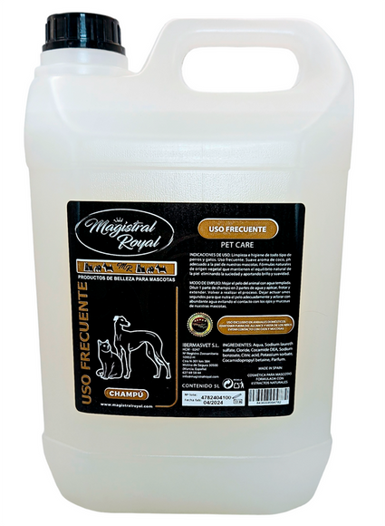 Magistral Royal Classic Shampoo – Gentle Cleansing Formula, 5L, Ideal for Regular Grooming