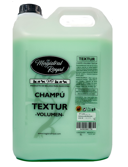 Magistral Royal Pro Texture Volume Shampoo – Moisturizing and Texturizing Formula, 5L