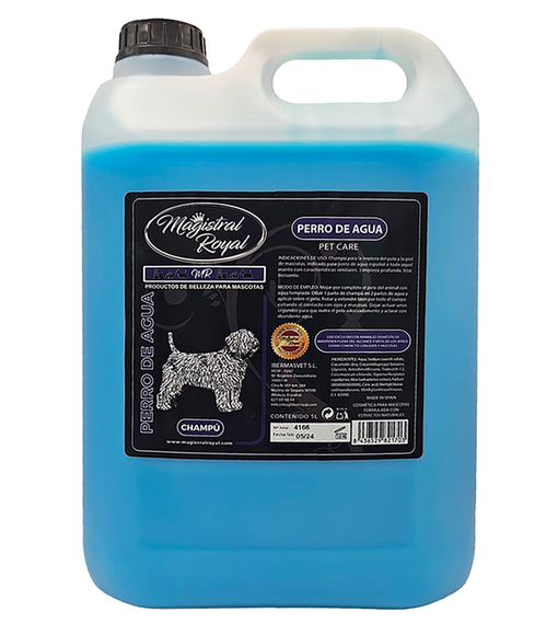 Magistral Royal Pro Water Dog Shampoo – Curly Coat Formula, 5L, Nourishing and Gentle
