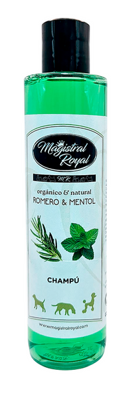 Magistral Royal Rosemary & Menthol Shampoo – Homeopathic Formula, Double Coat, Odor Neutralizing, 250ml
