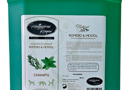 Magistral Royal Rosemary & Menthol Shampoo – Homeopathic Formula, Double Coat, Odor Neutralizing, 5L