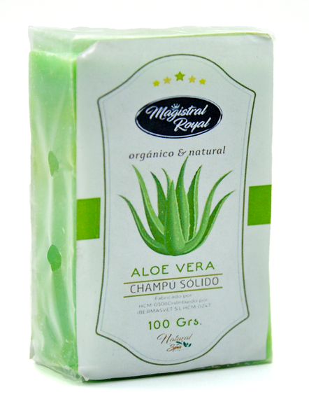 Magistral Royal Homeopathic Aloe Vera Bar Shampoo – Gentle Solid Cleanser, 100g