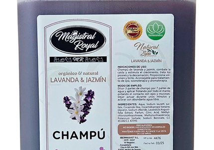 Magistral Royal Homeopathic Lavender & Jasmine Shampoo 5L – Reduces Hair Loss, Soothes Itching