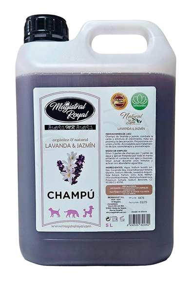 Magistral Royal Homeopathic Lavender & Jasmine Shampoo 5L – Reduces Hair Loss, Soothes Itching