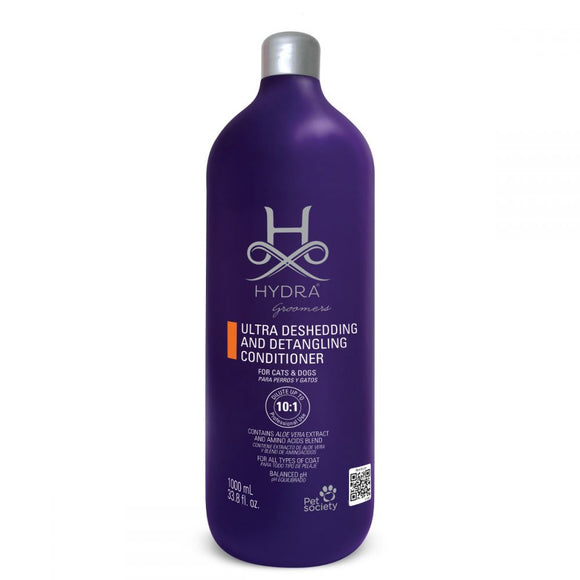 Hydra Groomers Ultra Deshedding and Detangling Conditioner 1L – Eases Undercoat Removal, Smooth Finish