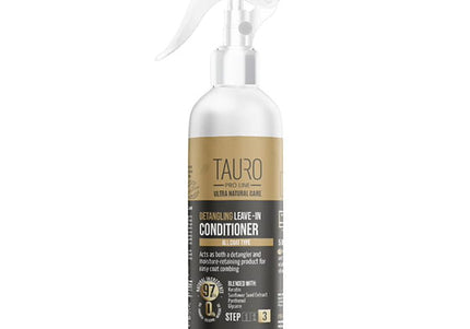 Tauro Pro Line Ultra Natural Care Detangling Leave-In Conditioner Spray, 250ml – Lightweight Formula for Easy Combing