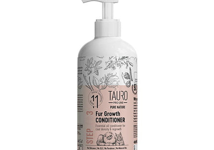 Tauro Pro Line Pure Nature Fur Growth Conditioner – Natural Essential Oils, 400ml, Promotes Healthy Coat