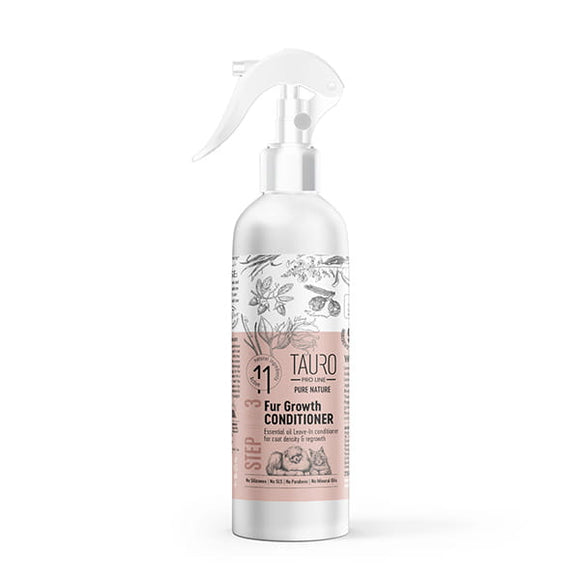 Tauro Pro Line Pure Nature Fur Growth Conditioner Spray – Natural Essential Oils, Supports Healthy Coat