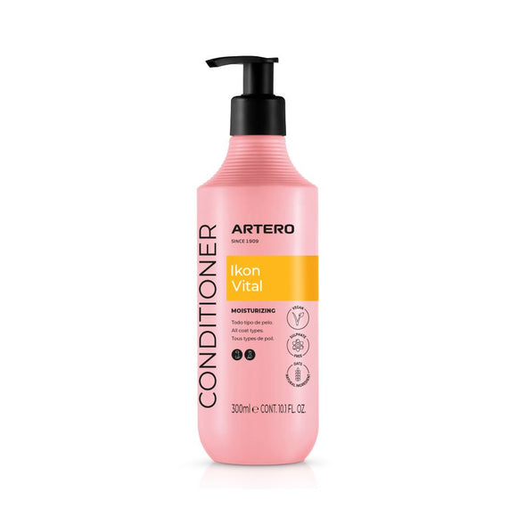 Artero Ikon Vital Conditioner – Moisturizing Coat Softening Formula, 300ml Bottle