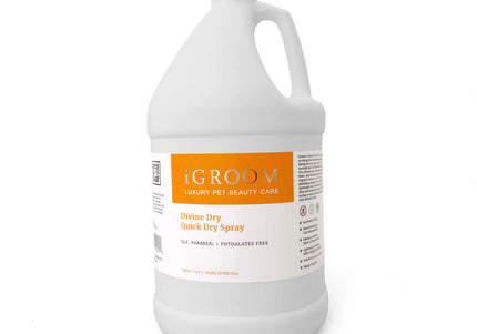 iGroom Divine Dry Quick Dry Detangling Coat Spray 3.8 L