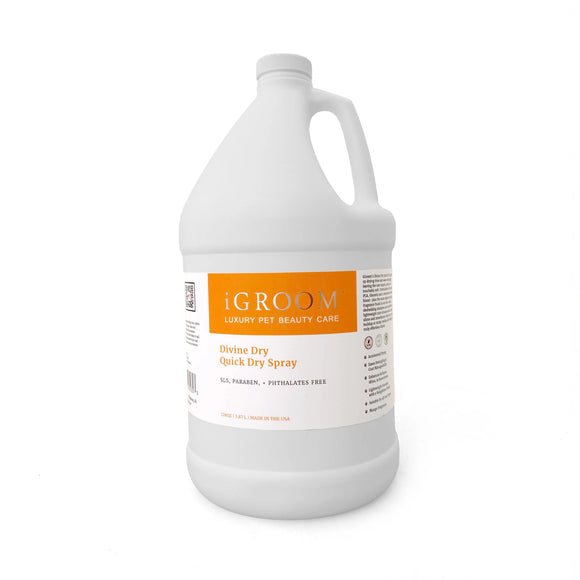 iGroom Divine Dry Quick Dry Detangling Coat Spray 3.8 L