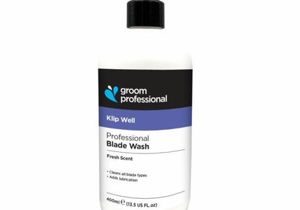 Groom Professional Klip Well Blade Wash 400 ml Cleaning Fluid