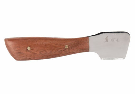 Yento Pro Extra Fine Left-Handed Stripping Knife with Wooden Handle