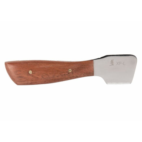 Yento Pro Extra Fine Left-Handed Stripping Knife with Wooden Handle