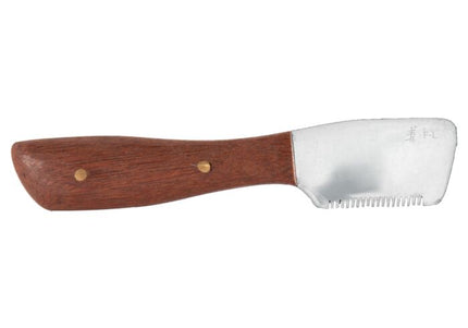 Yento Pro Fine Left-Handed Stripping Knife with Wooden Handle