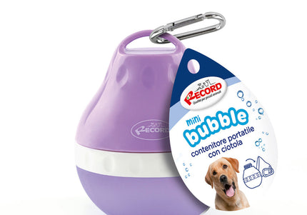 Record Mini Bubble 160ml Portable Water Bottle – Compact Leakproof Fountain, Purple