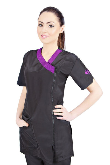 Groom Professional Rimini Grooming Sweatshirt – Comfortable 3XL Top with Purple Accents