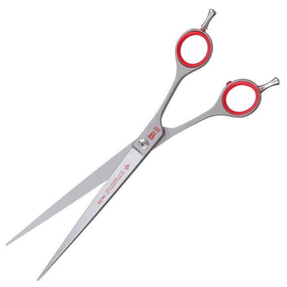 Witte Red Rose Line Professional Scissor Set – 3 Grooming Shears Plus Thinning Scissors in Case