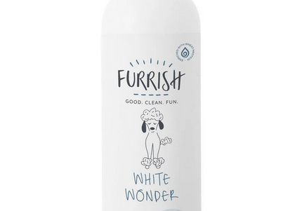 Furrish White Wonder Whitening Dog Shampoo with Bubble Gum Fragrance - 300 ml