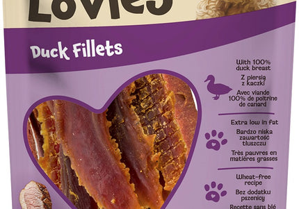 8in1 Lovies Duck Breast Fillets Dog Treats 80 g