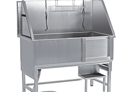 Artero Sea Fixed Grooming Bathtub with Sliding Doors and Right Steps