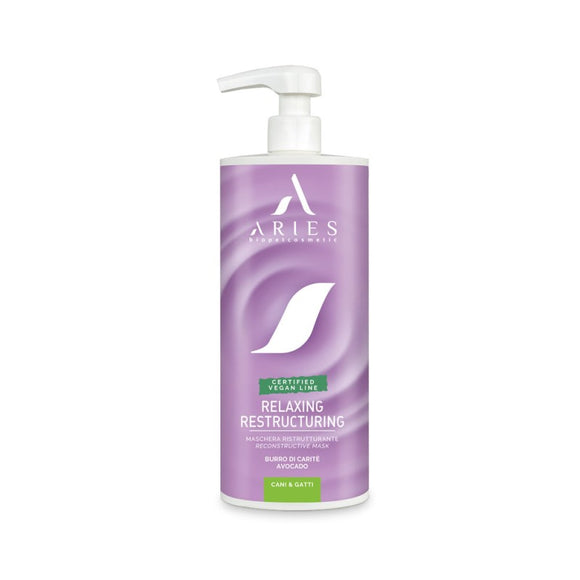 Aries Relaxing Restructuring Mask Dog and Cat Coat Conditioner - 1 L