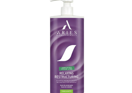 Aries Relaxing Restructuring Dog and Cat Shampoo - 1 L