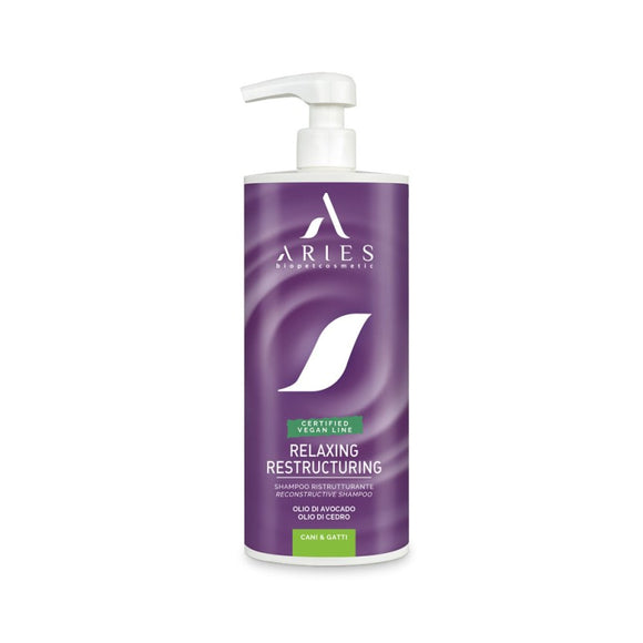 Aries Relaxing Restructuring Dog and Cat Shampoo - 1 L