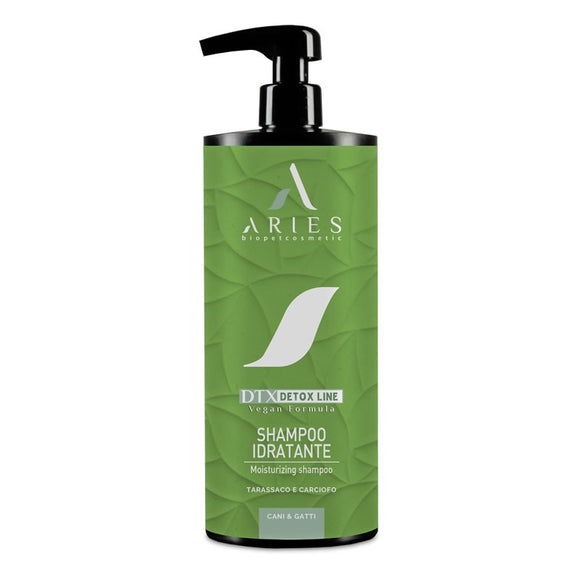 Aries Detox Line Idratante Vegan Moisturizing Dog and Cat Shampoo - 1 L