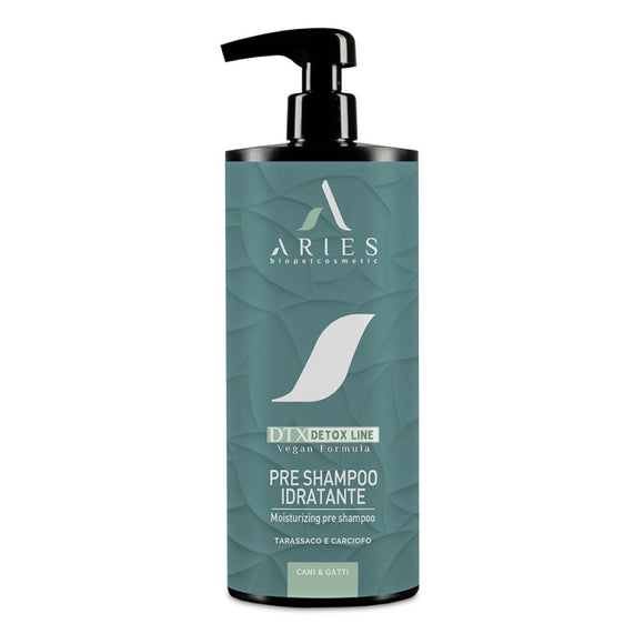 Aries Detox Line Vegan Moisturizing Pre-Shampoo, Dog and Cat First Wash - 1 L