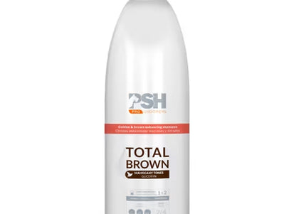 PSH Total Brown Shampoo Enhancing Golden and Brown Coat Colour 1L