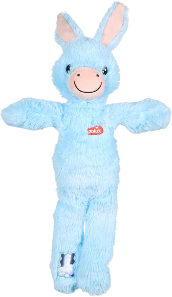 Zolux Furry Farm Hassan Donkey Plush Squeaky Dog Toy