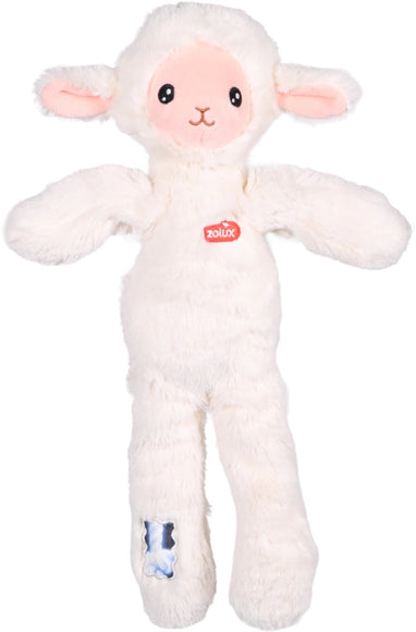 Zolux Furry Farm Lenny Sheep Plush Squeaky Dog Toy