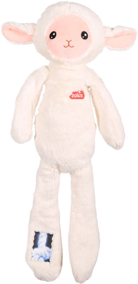 Zolux Furry Farm Lenny Sheep Plush Squeaky Dog Toy 60 cm